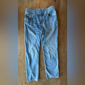 Levi's Women’s 501 Straight Jeans in Medium Blue